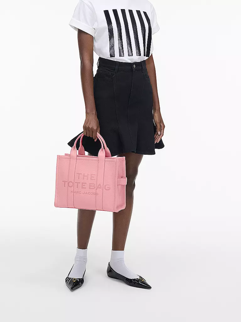 MARC JACOBS | Ledertasche - Tote Bag THE MEDIUM TOTE LEATHER | grün