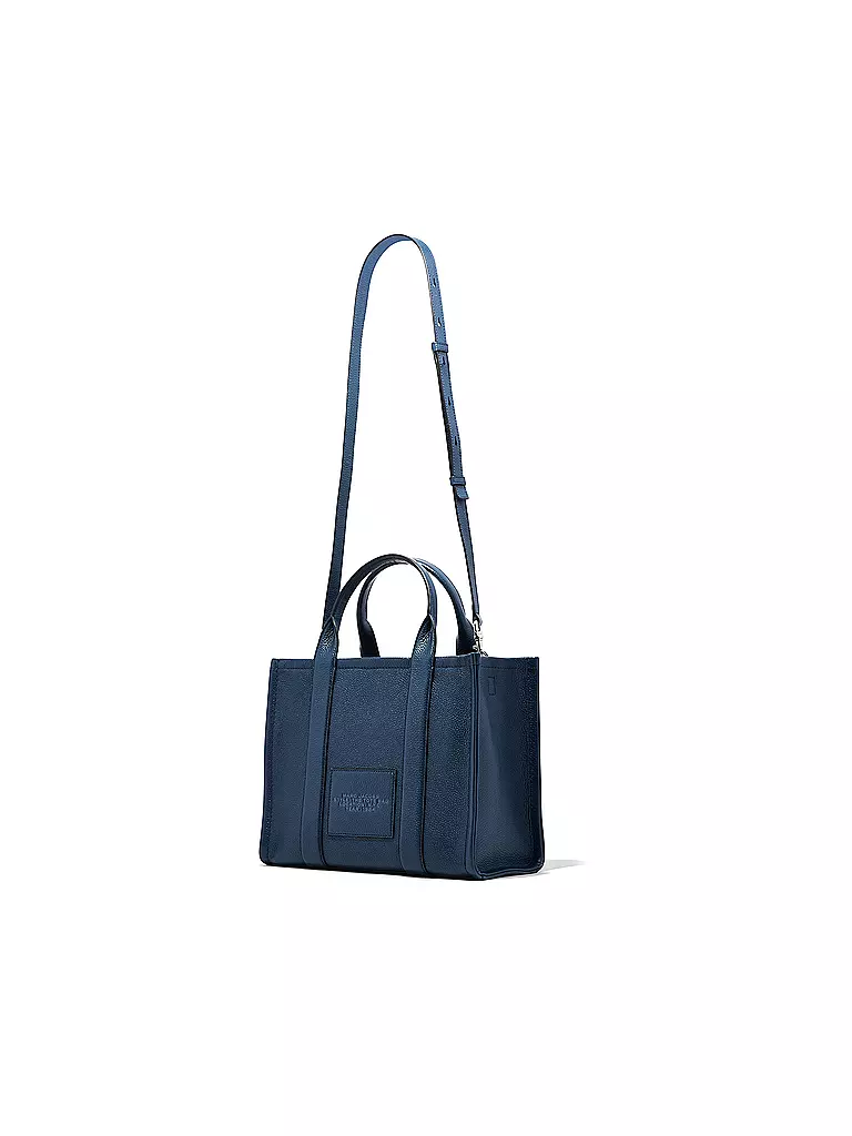 MARC JACOBS | Ledertasche - Tote Bag THE MEDIUM TOTE LEATHER | blau
