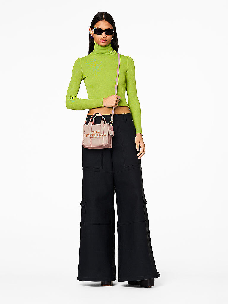 MARC JACOBS | Ledertasche - Tote Bag THE MICRO TOTE | rosa