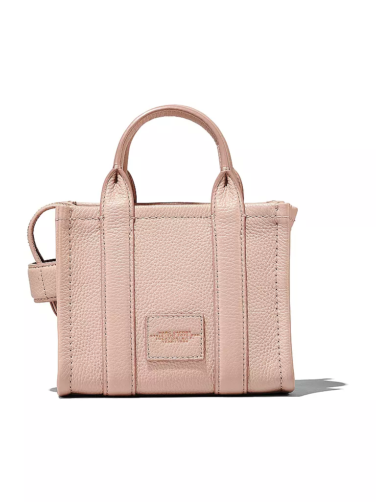 MARC JACOBS | Ledertasche - Tote Bag THE MINI TOTE | dunkelrot
