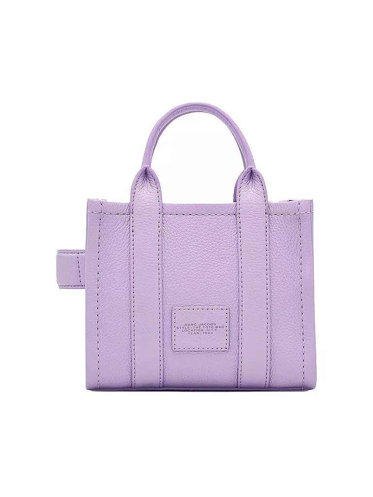 MARC JACOBS | Ledertasche - Tote Bag THE MINI TOTE | lila