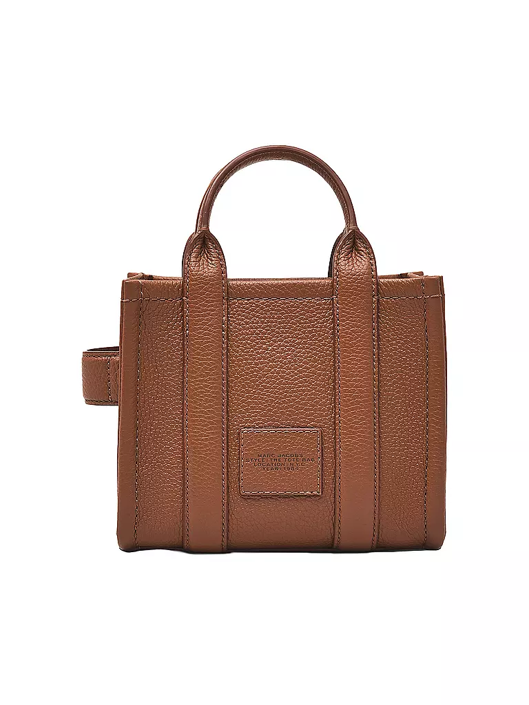 MARC JACOBS | Ledertasche - Tote Bag THE MINI TOTE | dunkelrot