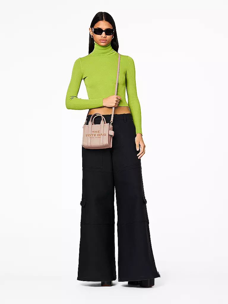 MARC JACOBS | Ledertasche - Tote Bag THE MINI TOTE | dunkelrot