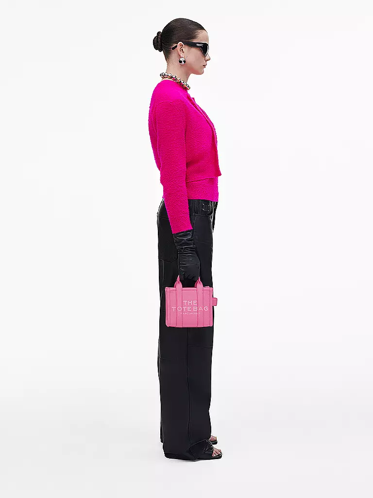 MARC JACOBS | Ledertasche - Tote Bag THE MINI TOTE | pink