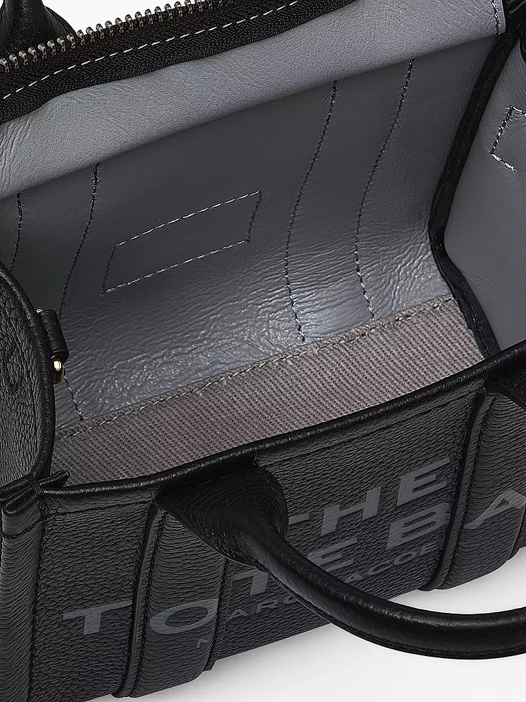 MARC JACOBS | Ledertasche - Tote Bag THE MINI TOTE | dunkelrot