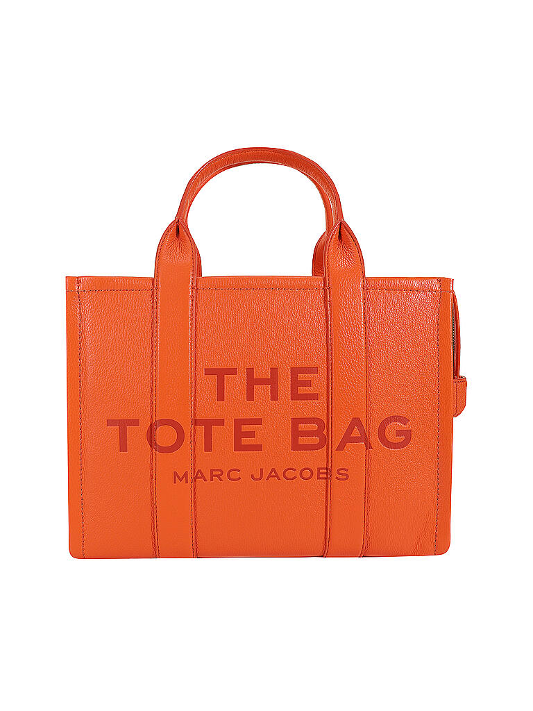 MARC JACOBS | Ledertasche - Tote Bag THE SMALL TOTE BAG | orange