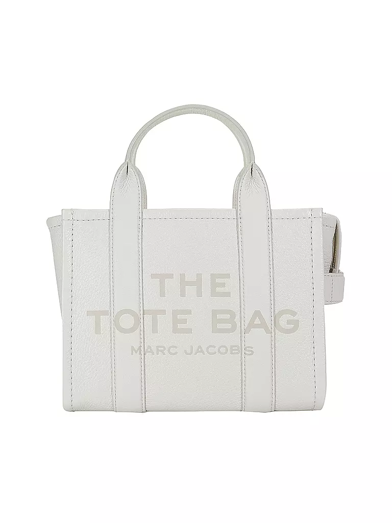 MARC JACOBS | Ledertasche - Tote Bag THE SMALL TOTE LEATHER | weiss