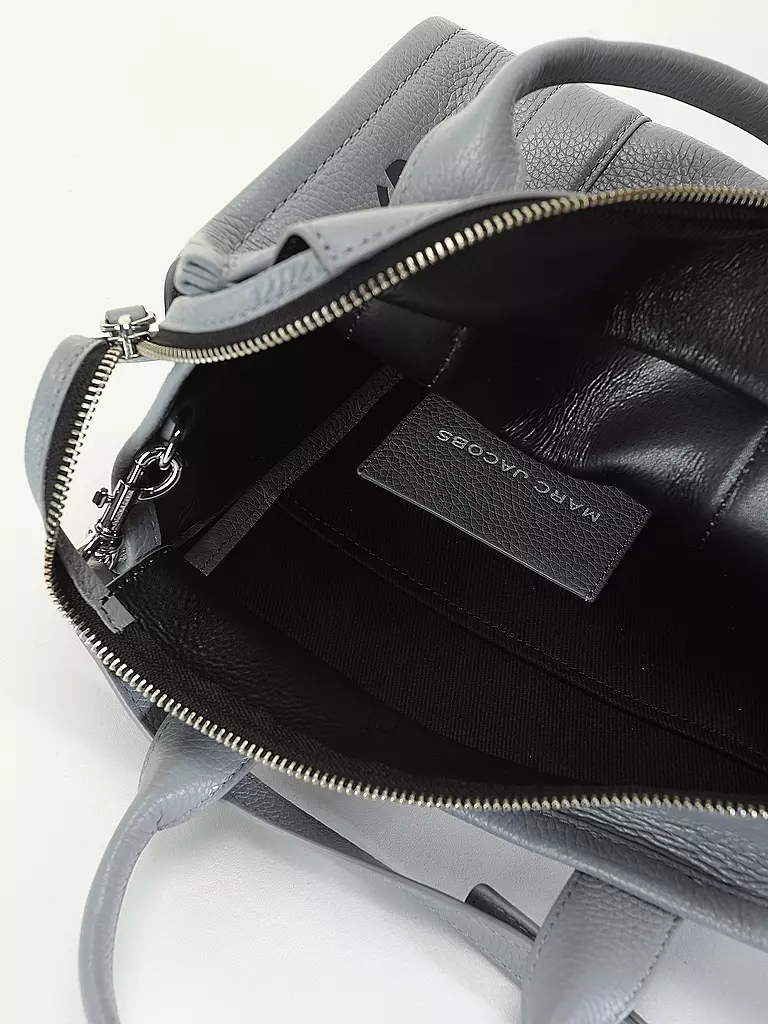 MARC JACOBS | Ledertasche - Tote Bag THE SMALL TOTE LEATHER | grau
