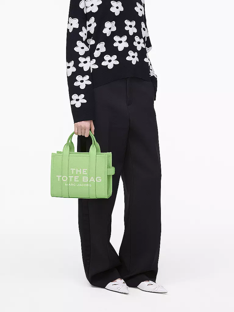 MARC JACOBS | Ledertasche - Tote Bag THE SMALL TOTE LEATHER | pink