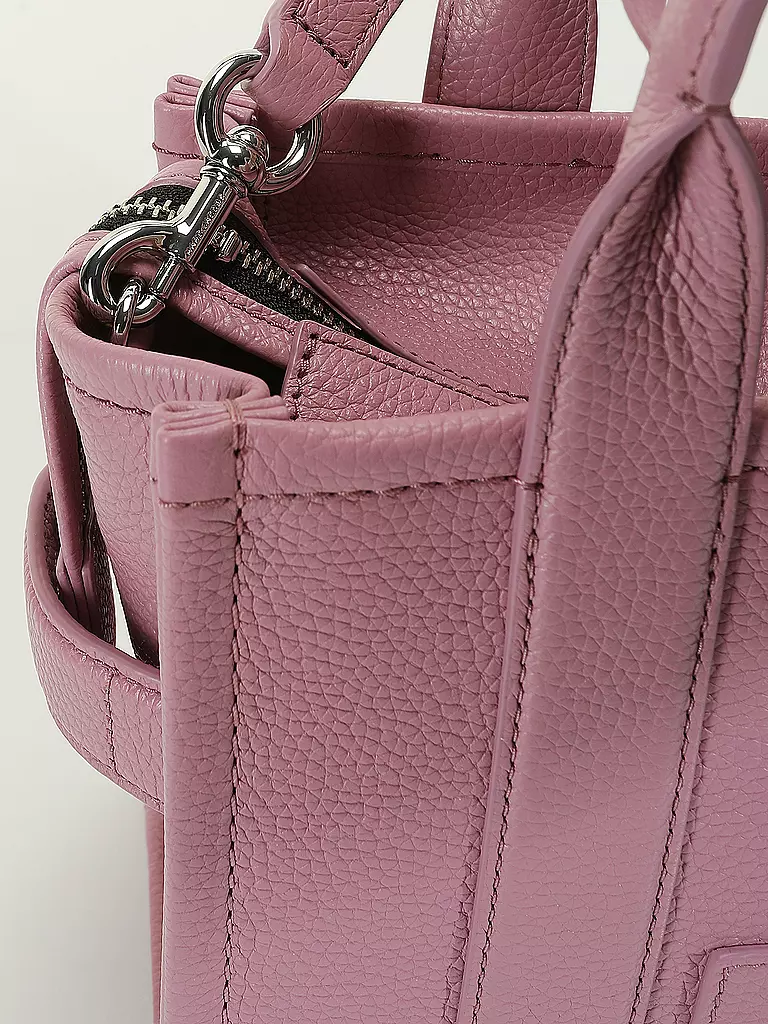 MARC JACOBS | Ledertasche - Tote Bag THE SMALL TOTE LEATHER | rosa