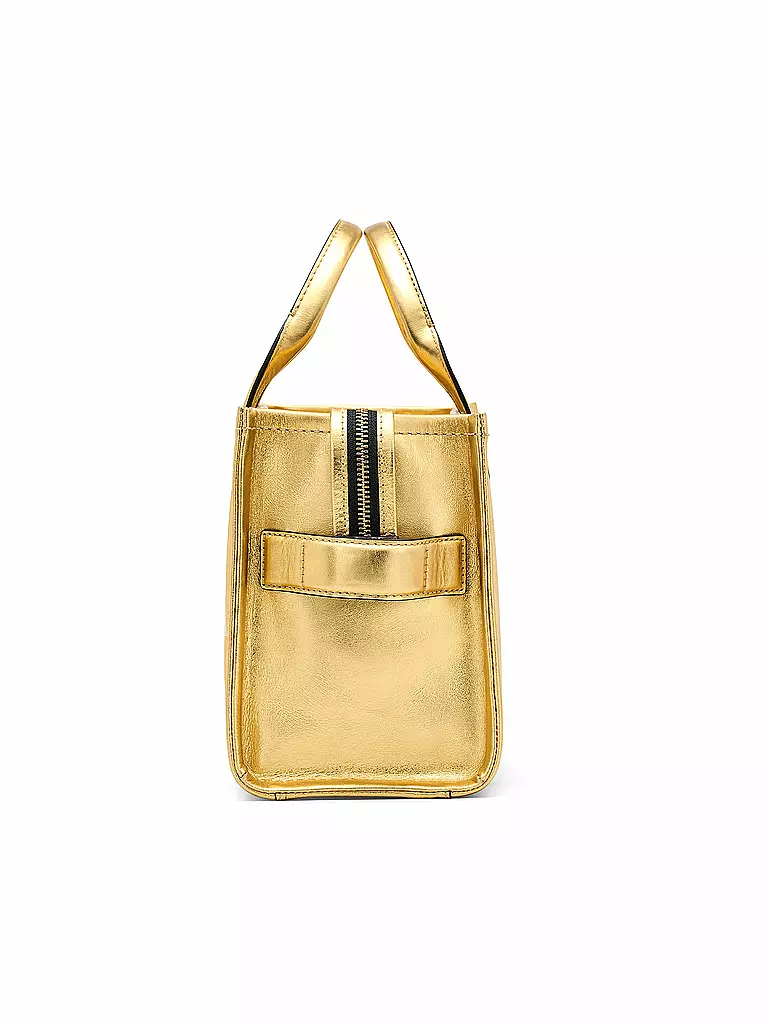 MARC JACOBS | Ledertasche - Tote Bag THE SMALL TOTE LEATHER | gold