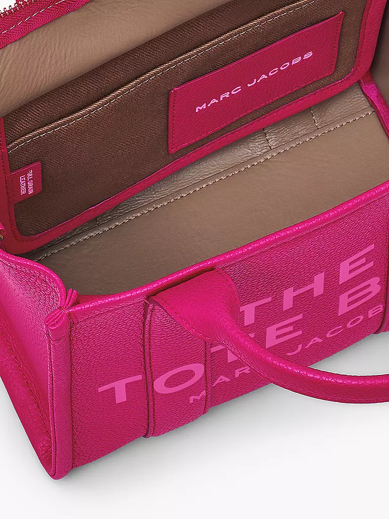 MARC JACOBS | Ledertasche - Tote Bag THE SMALL TOTE LEATHER | gelb