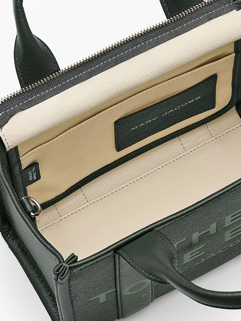MARC JACOBS | Ledertasche - Tote Bag THE SMALL TOTE LEATHER | grün