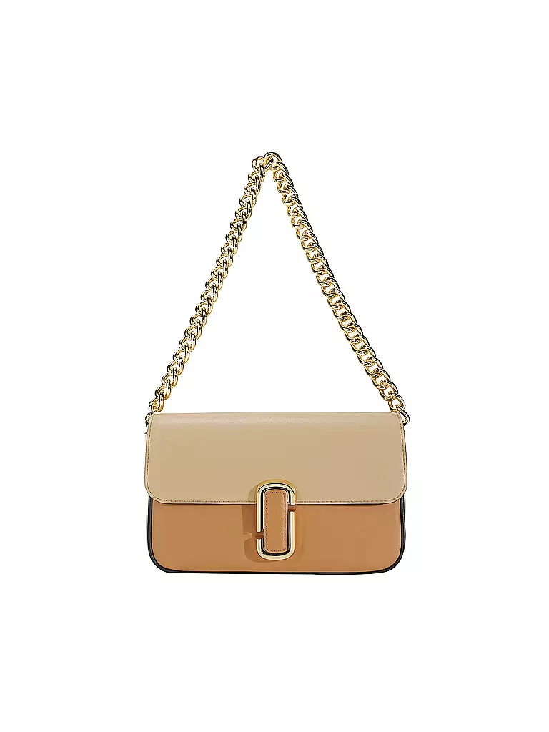 MARC JACOBS | Ledertasche - Umhängetasche SOFT SHOULDER BAG | beige