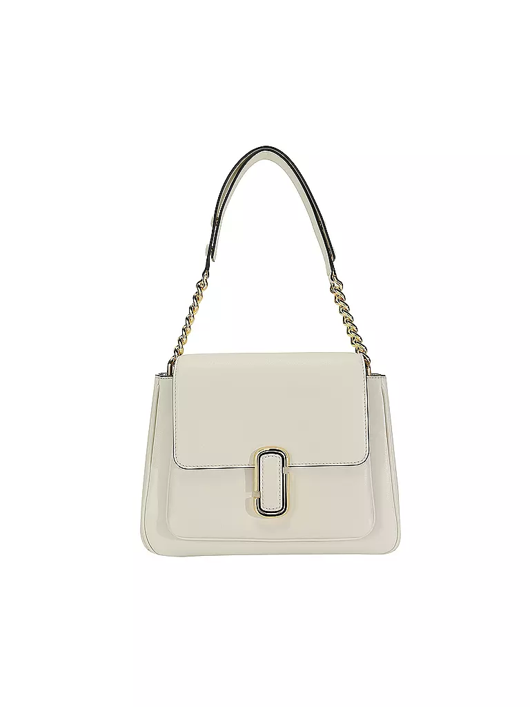 MARC JACOBS | Ledertasche - Umhängetasche THE CHAIN SATCHEL | creme