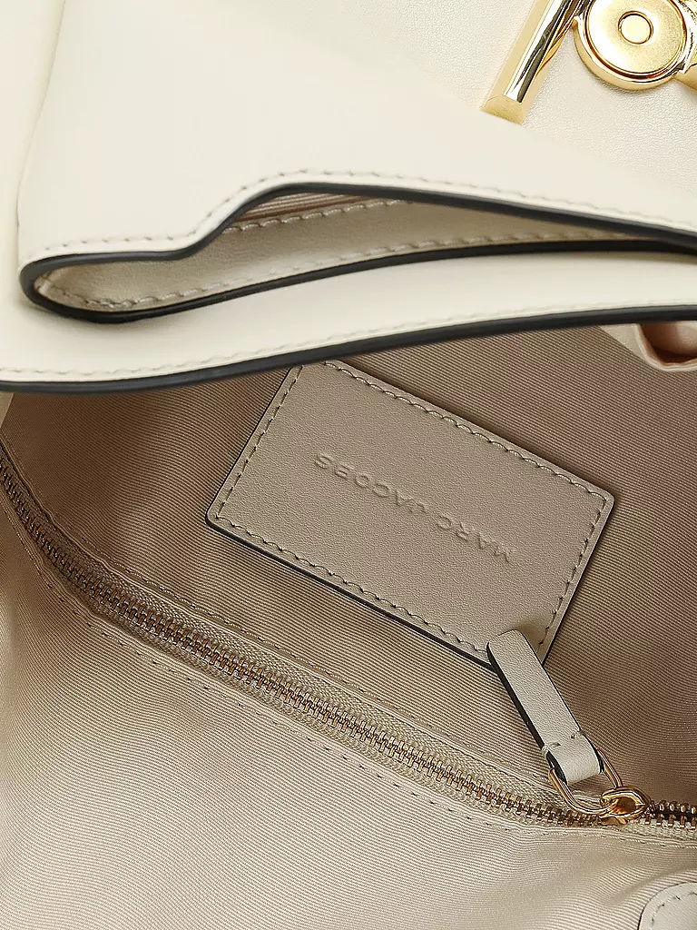 MARC JACOBS | Ledertasche - Umhängetasche THE CHAIN SATCHEL | creme