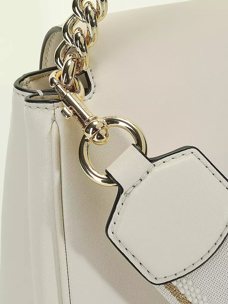 MARC JACOBS | Ledertasche - Umhängetasche THE CHAIN SATCHEL | creme