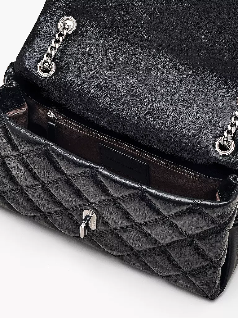 MARC JACOBS | Ledertasche - Umhängetasche THE DUAL | schwarz