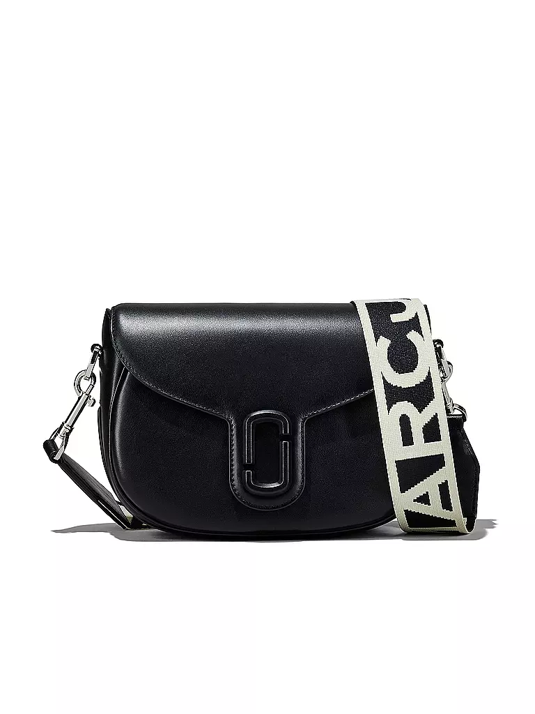 MARC JACOBS | Ledertasche - Umhängetasche THE MESSENGER | schwarz