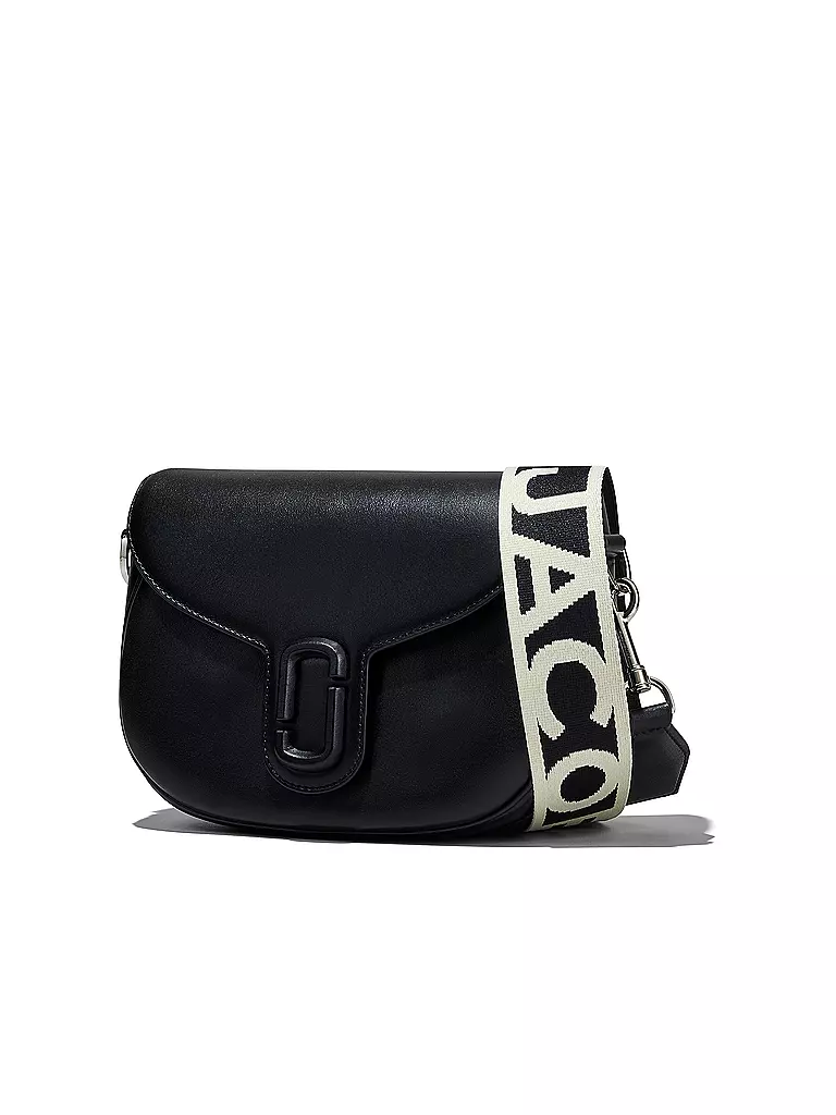 MARC JACOBS | Ledertasche - Umhängetasche THE MESSENGER | schwarz