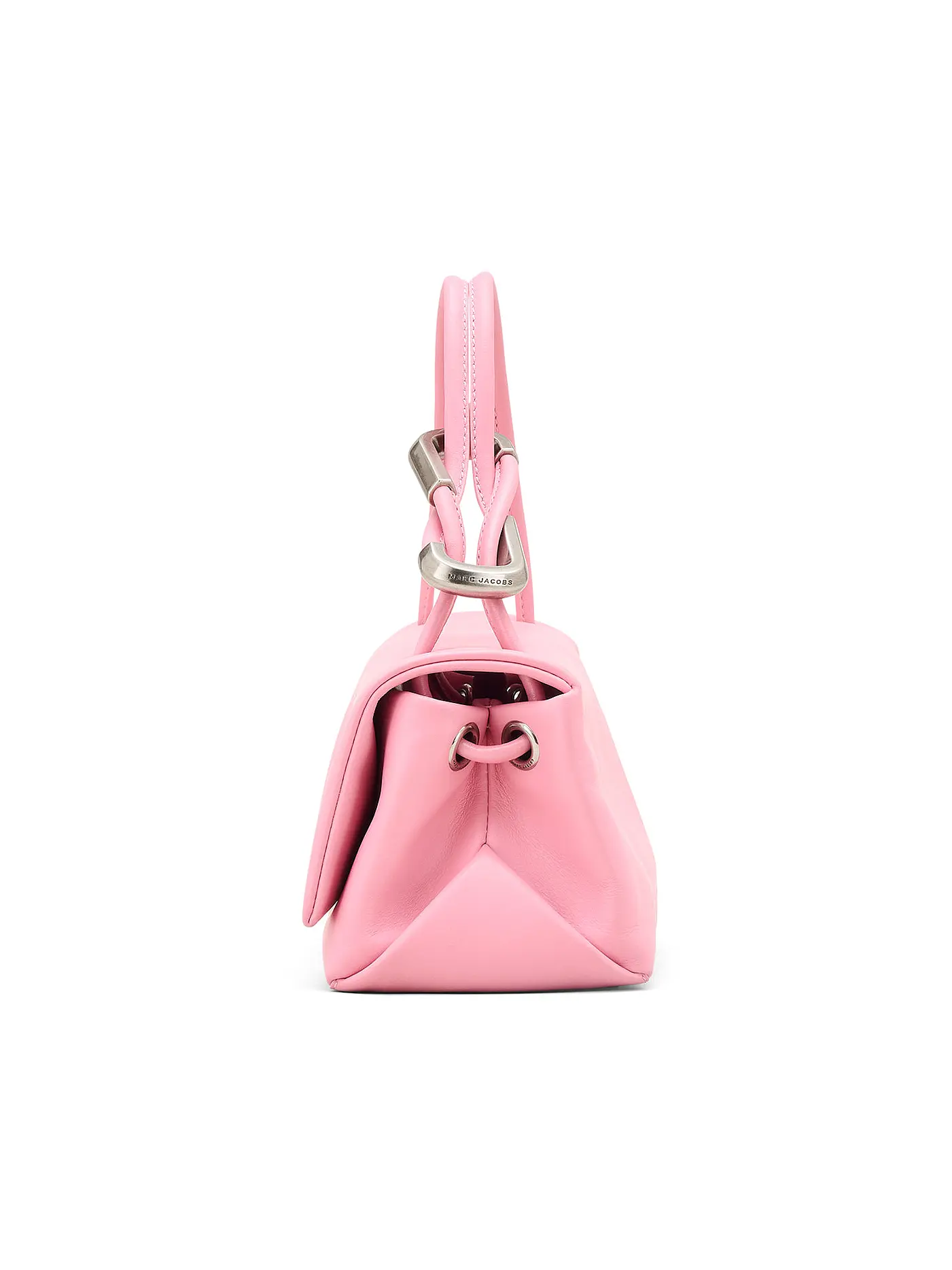 MARC JACOBS | Ledertasche - Umhängetasche THE MINI DUAL BAG | rosa