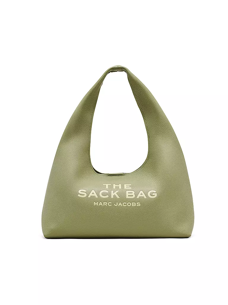 MARC JACOBS | Ledertasche - Umhängetasche THE SACK BAG | grün