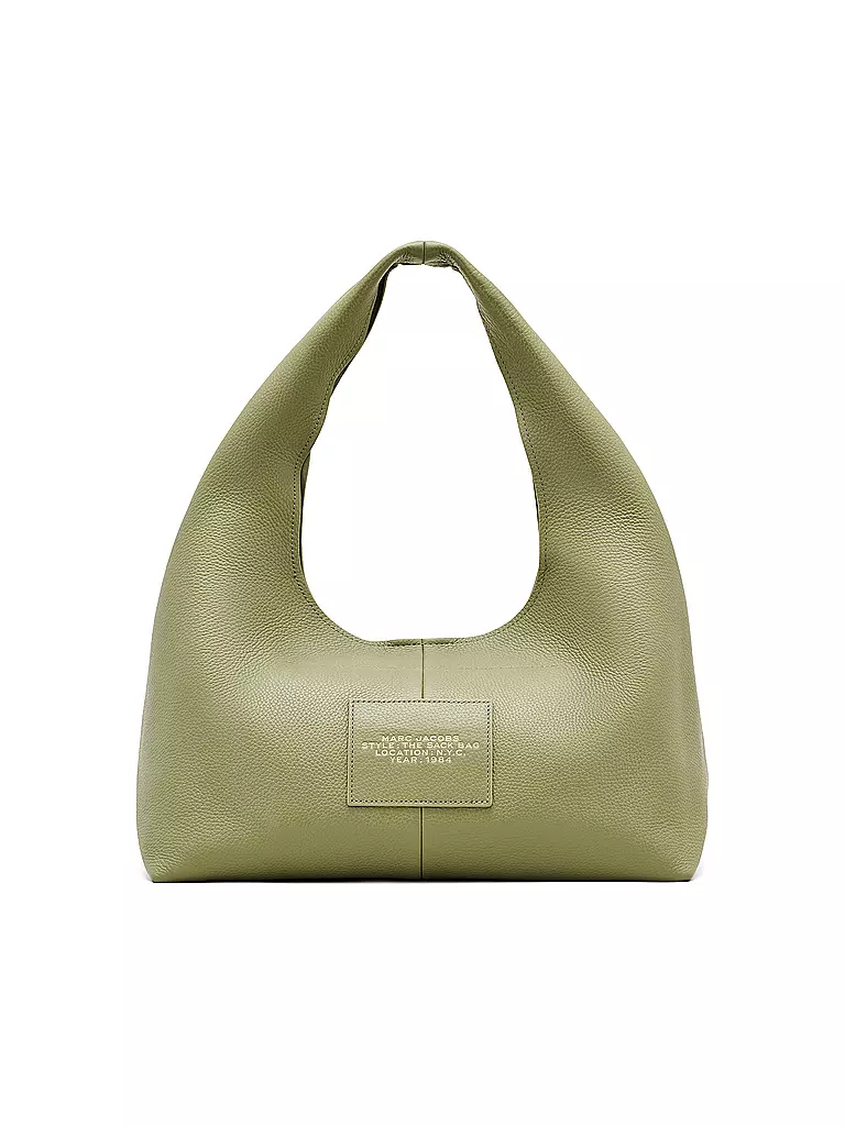 MARC JACOBS | Ledertasche - Umhängetasche THE SACK BAG | grün