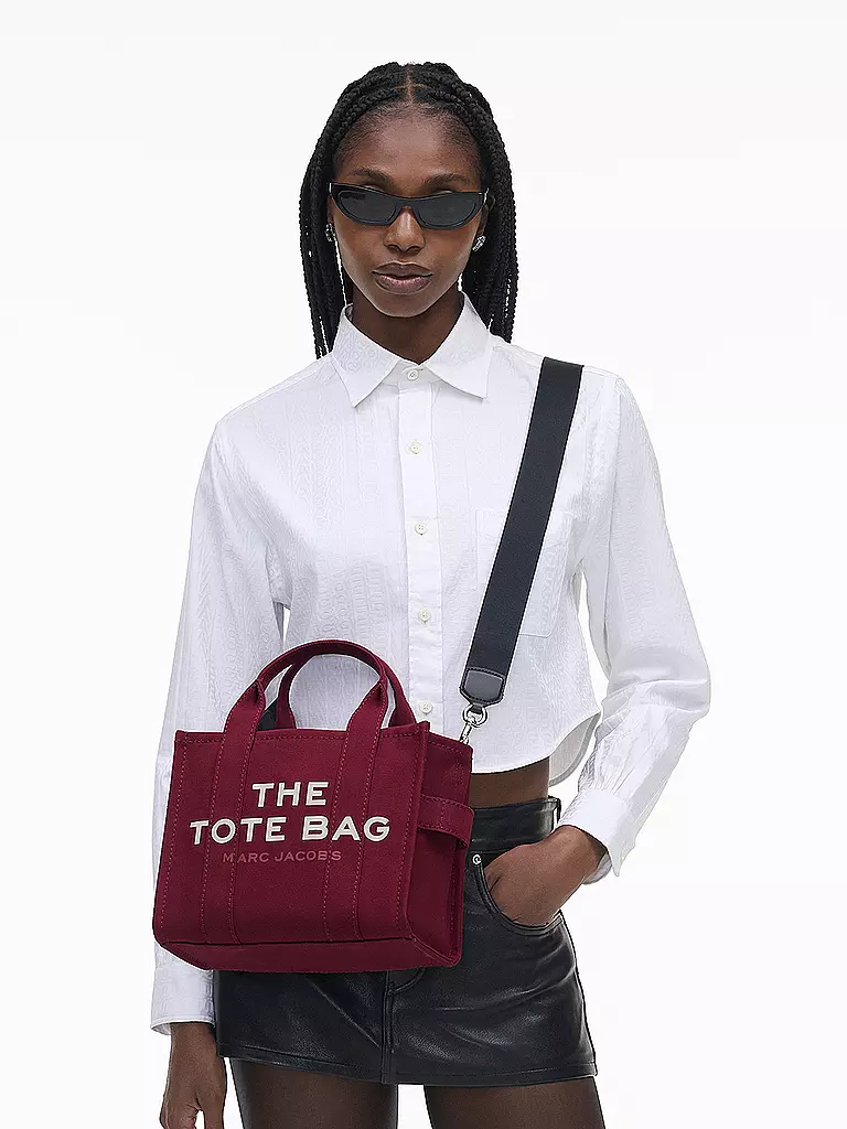 MARC JACOBS | Tasche - Tote Bag THE SMALL TOTE  | dunkelrot