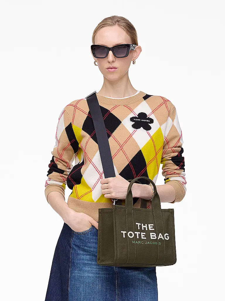 MARC JACOBS | Tasche - Tote Bag THE SMALL TOTE  | dunkelgrün