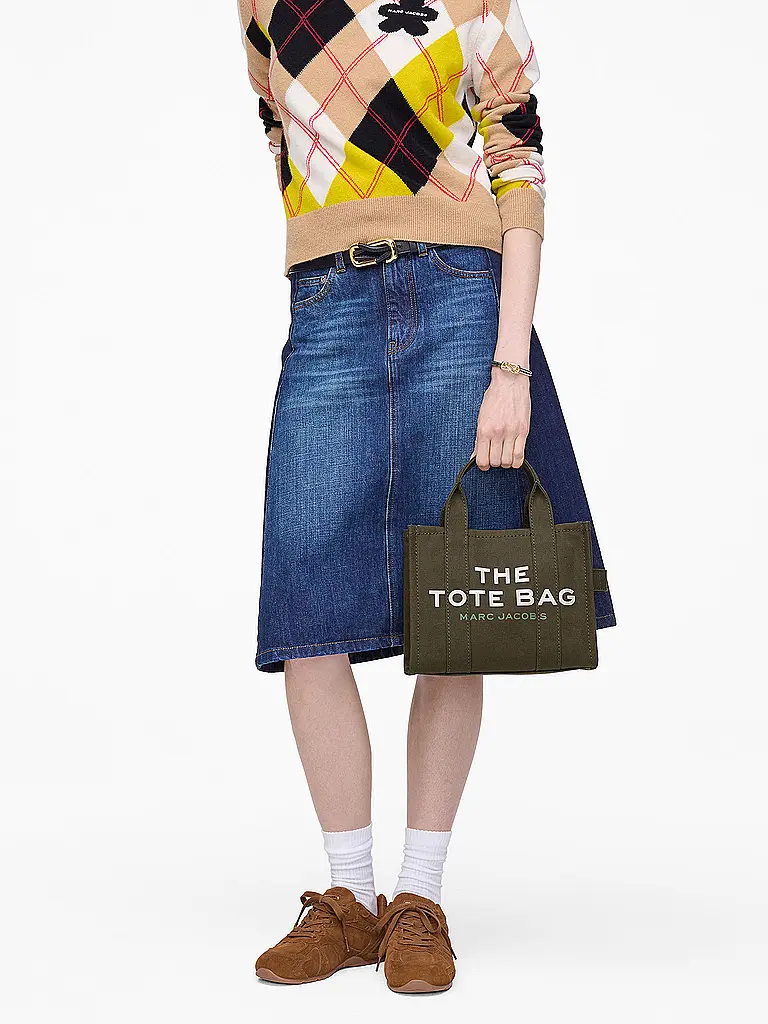 MARC JACOBS | Tasche - Tote Bag THE SMALL TOTE  | dunkelgrün