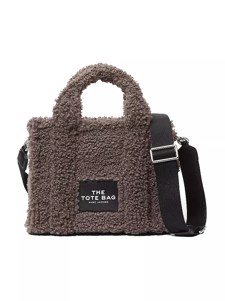 MARC JACOBS | Tasche - Tote Bag THE SMALL TOTE FAKE FUR | grau