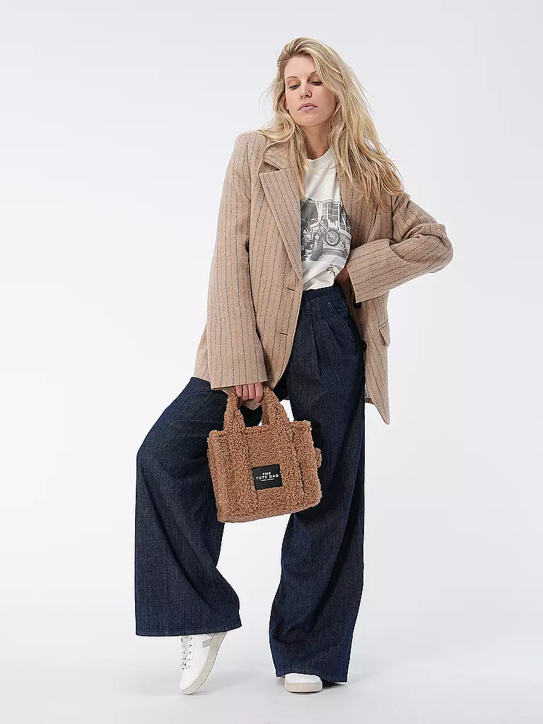 MARC JACOBS | Tasche - Tote Bag THE SMALL TOTE FAKE FUR | braun