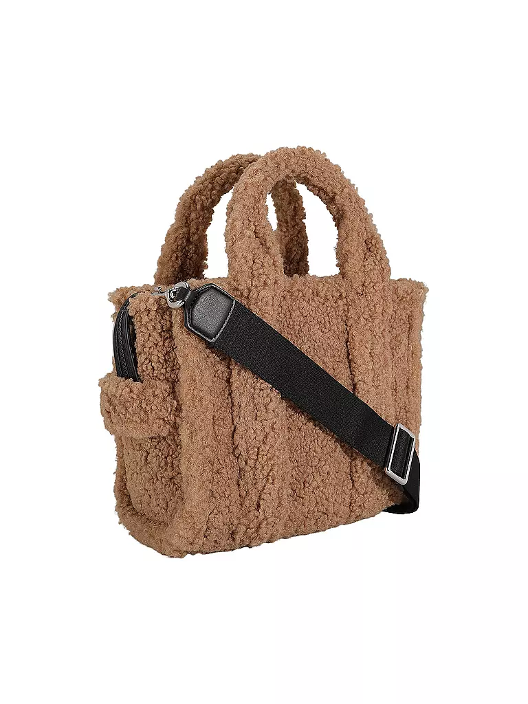 MARC JACOBS | Tasche - Tote Bag THE SMALL TOTE FAKE FUR | braun