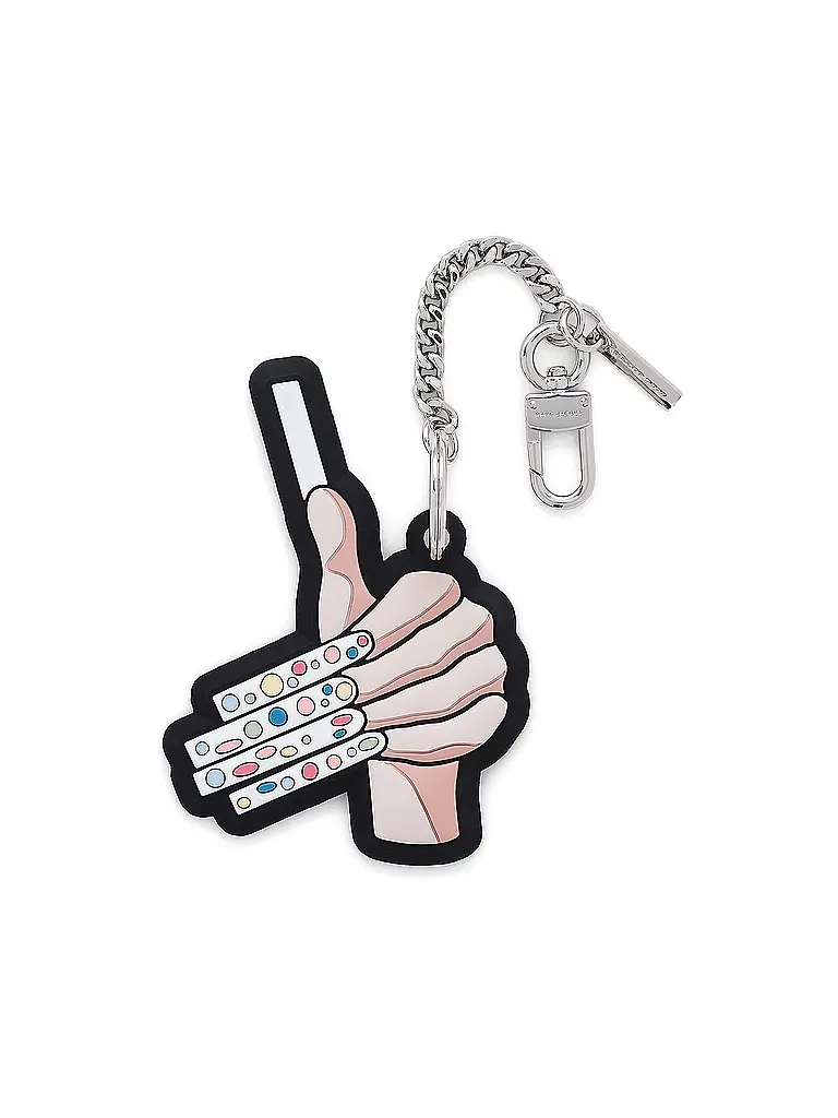 MARC JACOBS | Taschenanhänger THE MARC MANI CHARM | schwarz