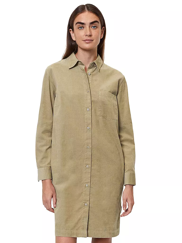 MARC O' POLO DENIM | Hemdblusenkleid | camel