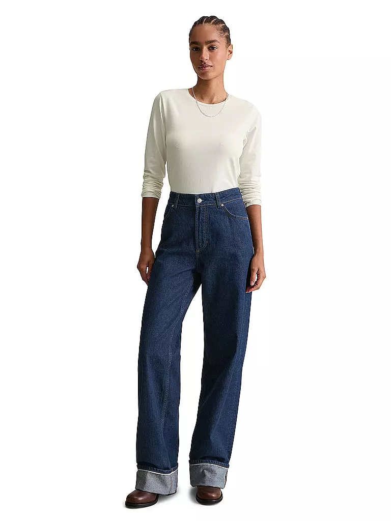 MARC O' POLO DENIM | Jeans Wide Leg  | dunkelblau
