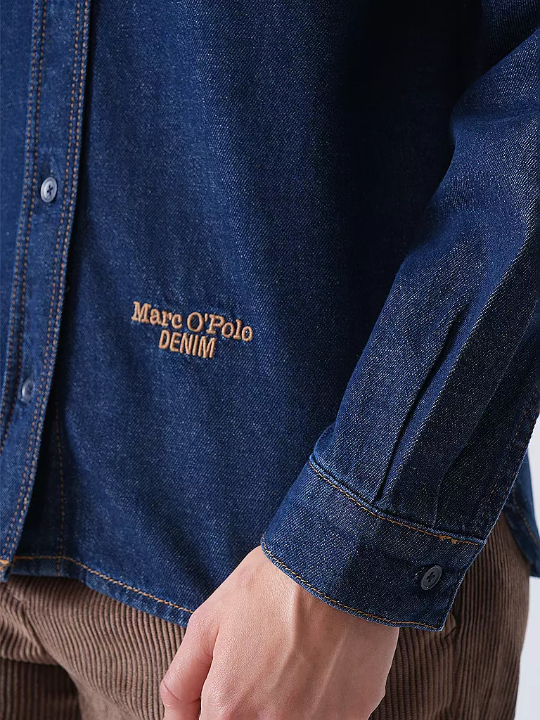 MARC O' POLO DENIM | Jeansbluse  | dunkelblau