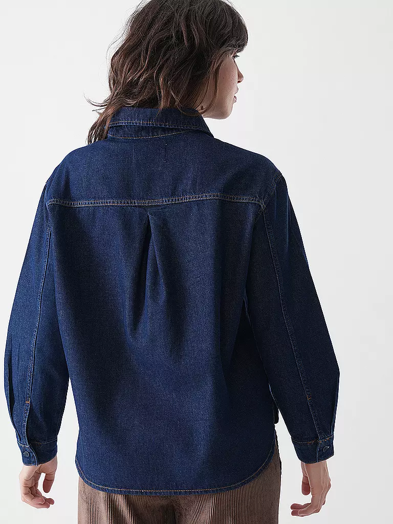 MARC O' POLO DENIM | Jeansbluse  | dunkelblau