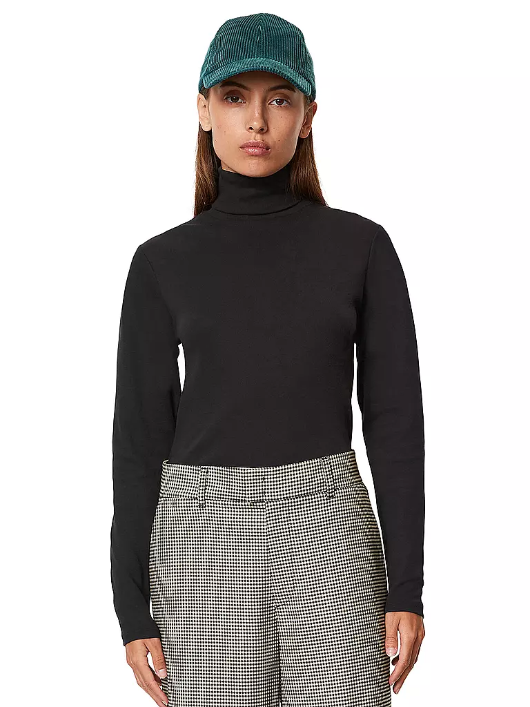 MARC O' POLO DENIM | Rollkragenshirt | schwarz
