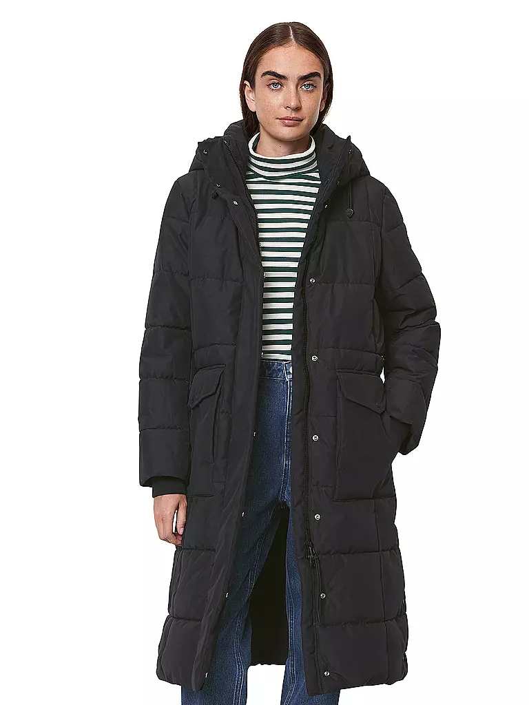 MARC O' POLO DENIM | Steppmantel  | schwarz