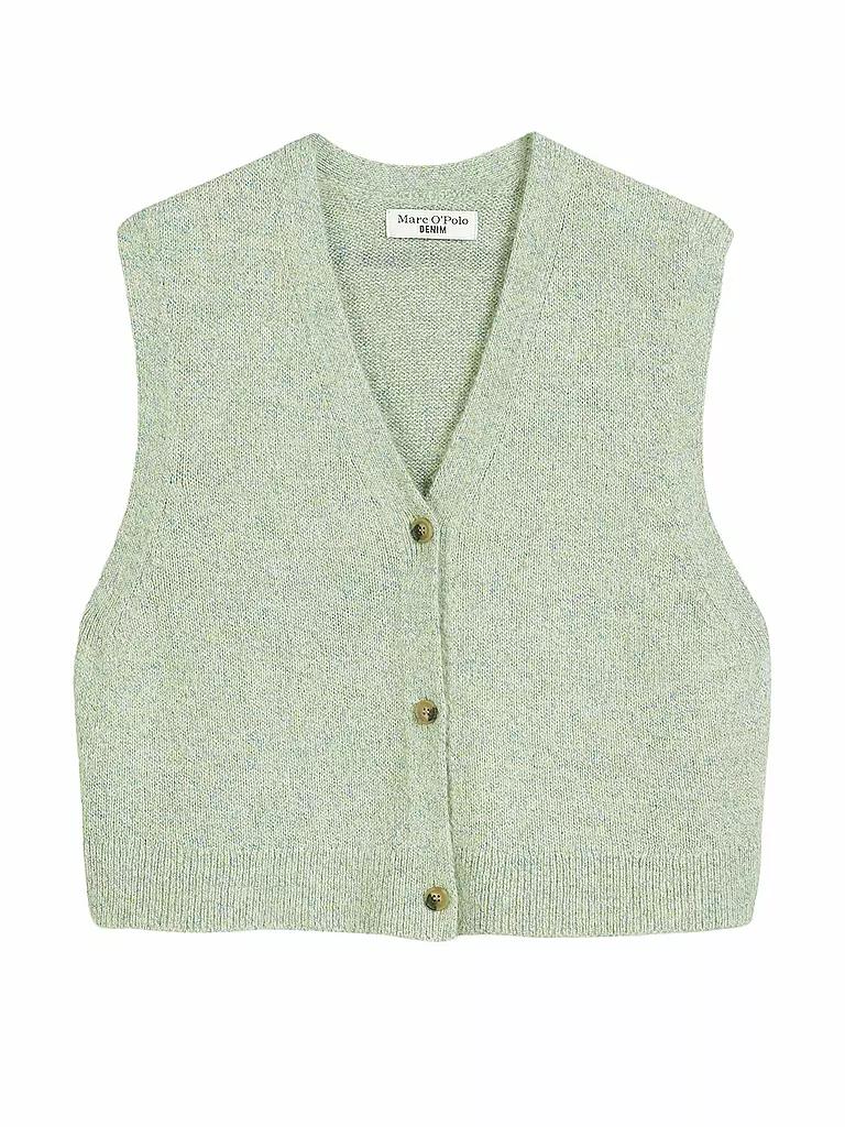 MARC O' POLO DENIM | Strickgilet | grün