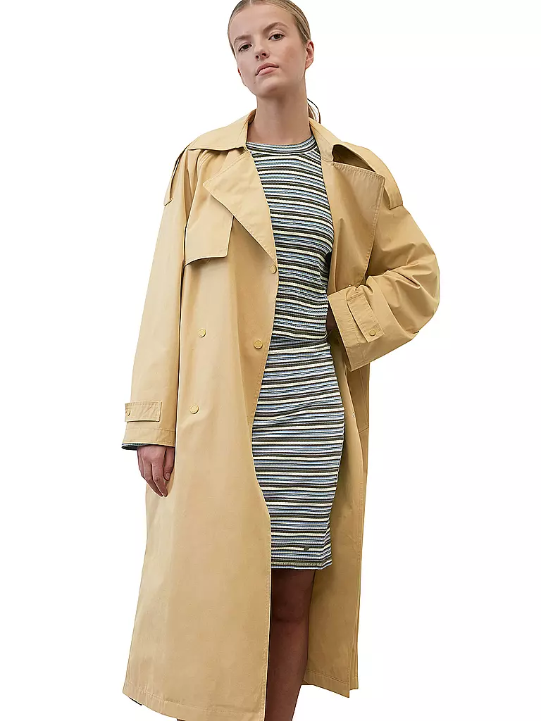 MARC O' POLO DENIM | Trenchcoat Oversized Fit | beige