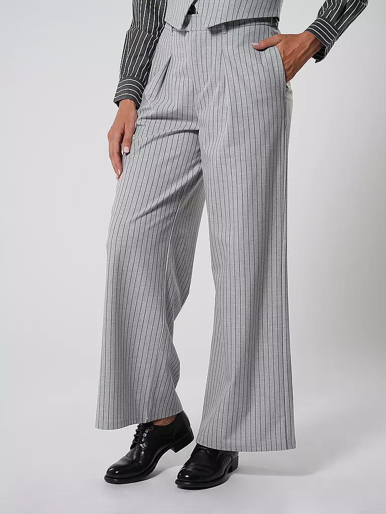 MARC O'POLO DENIM | Hose Wide Leg | hellgrau