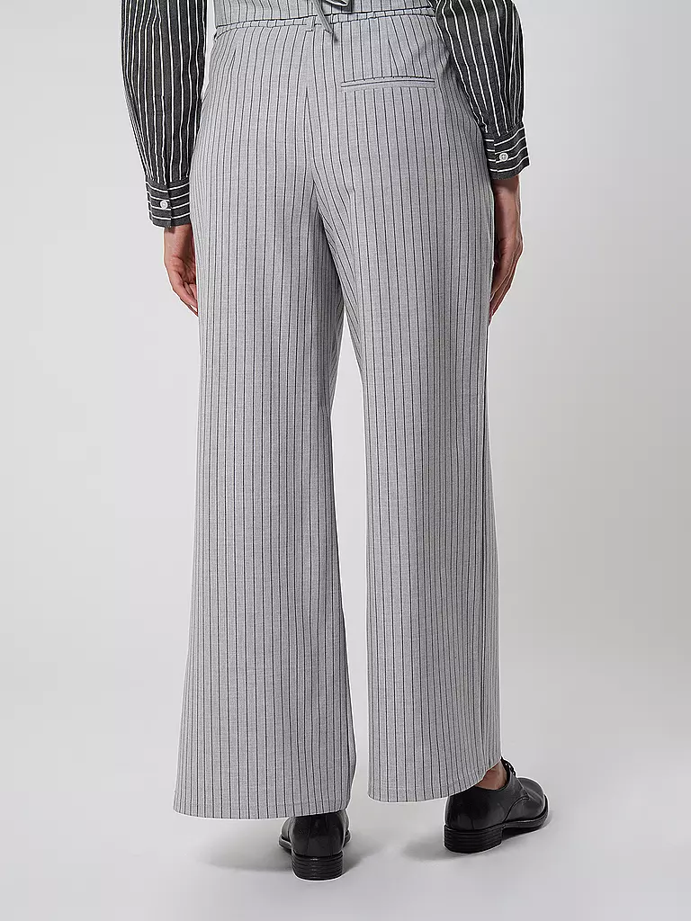 MARC O'POLO DENIM | Hose Wide Leg | hellgrau