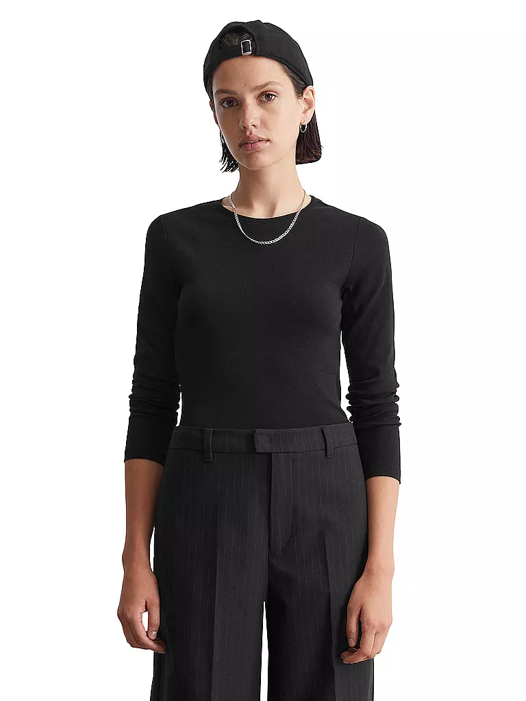 MARC O'POLO DENIM | Langarmshirt  | schwarz