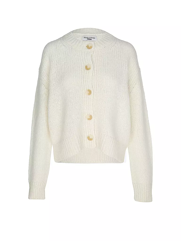 MARC O'POLO DENIM | Strickjacke | weiss