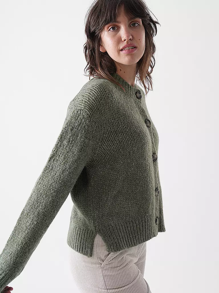 MARC O'POLO DENIM | Strickjacke | grün