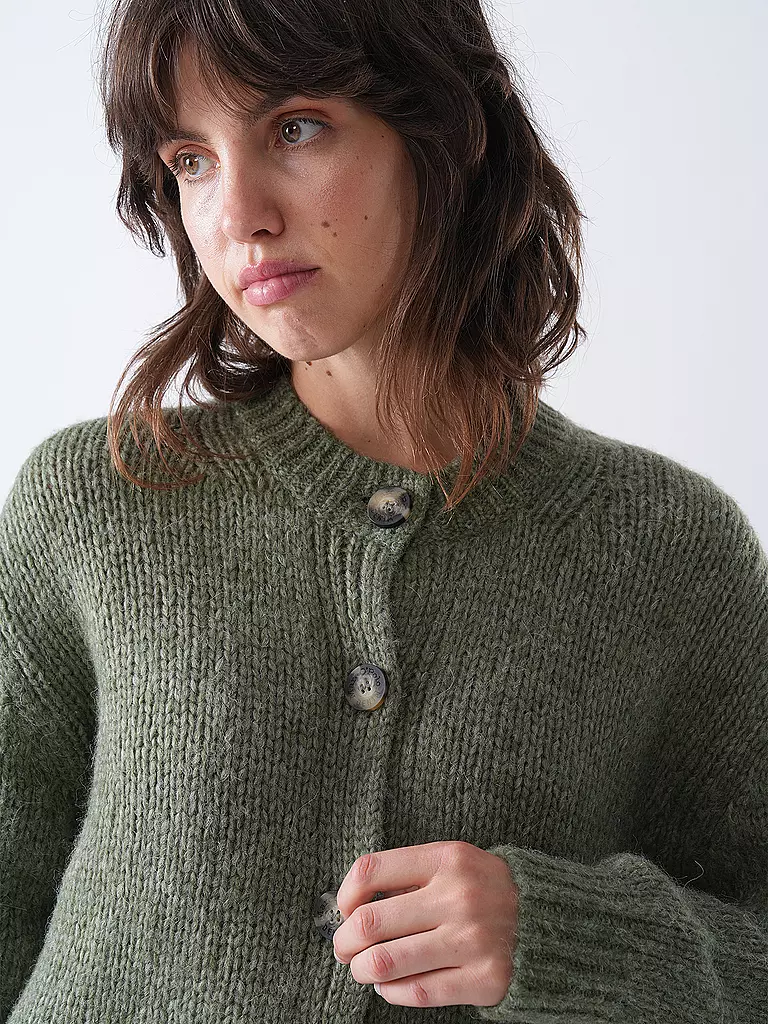MARC O'POLO DENIM | Strickjacke | grün