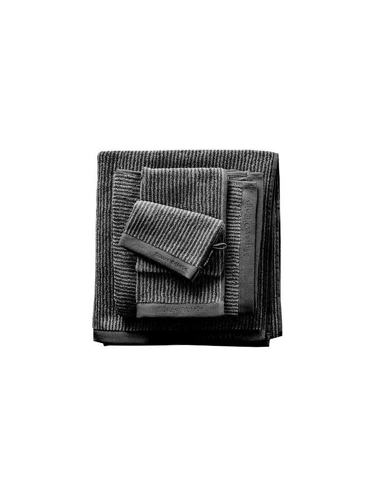MARC O'POLO HOME | Duschtuch 70x140cm "T.Tone Stripe" (anthra/silver) | grau