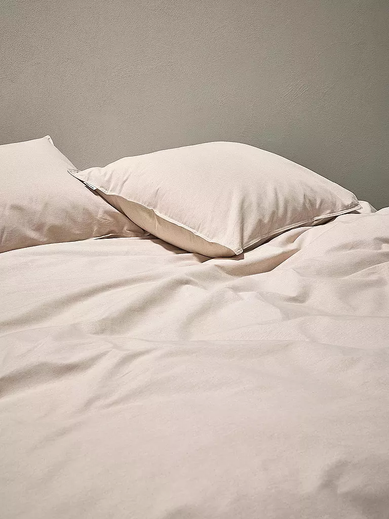 MARC O'POLO HOME | Flanell Bettwäsche EILIF 70x90cm/140x200cm Oatmeal | beige